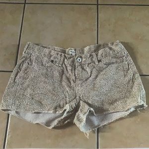 Safari print shorts